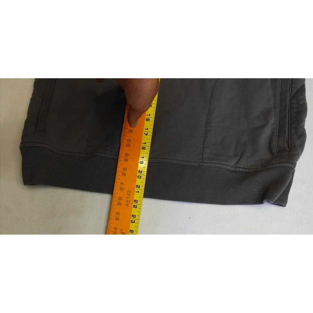 Columbia Sweatshirt Mens Small Gray Fleece Pullover Crewneck Logo Pockets